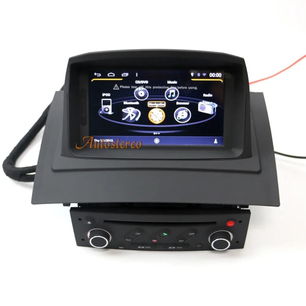 Perfect Android S160 Car DVD Player Radio for Renault Megane 2 2003-2009 Car GPS navigation Satnav car stereo unit GPS navigation radio 2