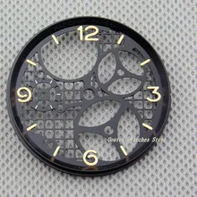 37,5 мм полые часы часть циферблат подходит ETA 6497 Чайка st36 Wovement аксессуары для часов