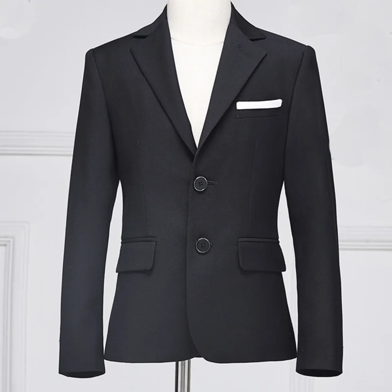 2018 Boys Top Suit School Clothes Children Formal Slim coat Clothes Kids Wedding Prom Suit Christmas Costumes Top suit only (9)