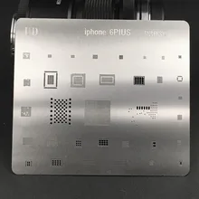 IC ремонт BGA Ремонт BGA Reball реболлинга трафареты для iPhone 6 7Plus 6S Plus шаблон мобильного телефона Прямой ремонт нагрева