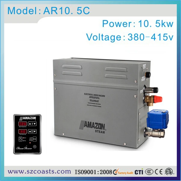 Original Amazon steam generator 10.5kw 380 415v home spa steamer