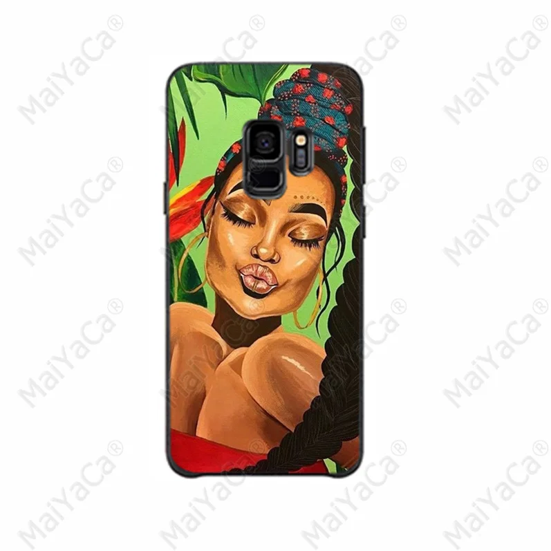 Colorful art african girl