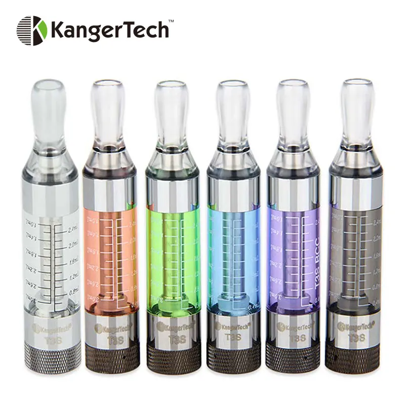 Оригинальный 5 шт. KangerTech T3S eGo BCC клиромайзер для eGo/eGo-T/eGo-C Twist батарея электронная