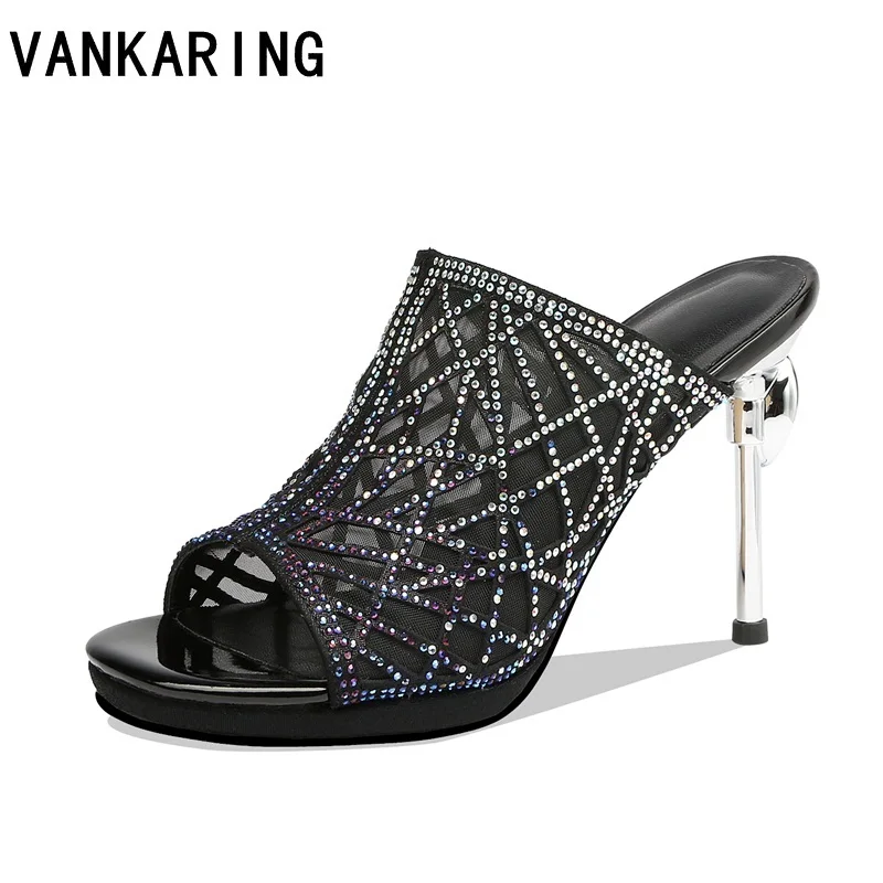 

fashion air pumps sexy cut-outs pumps slingbacks summer slippers woman sandals sexy peep toe high heel dress party shoes woman