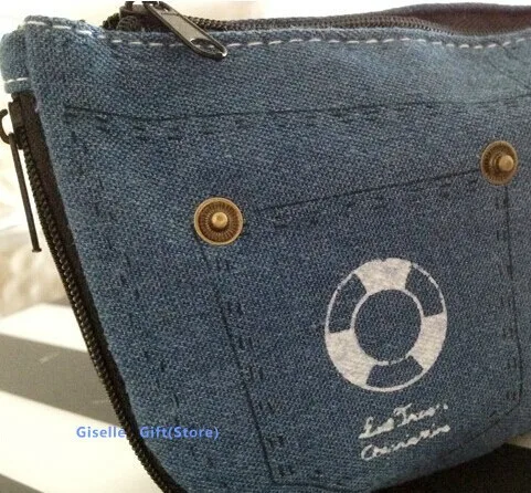 Новые джинсы дизайн холщовый темно-синий 20*10 см кошелек для монет кошелек; хранение& ключи держатель кейс; кошелек; Сумочка женская Сумочка чехол