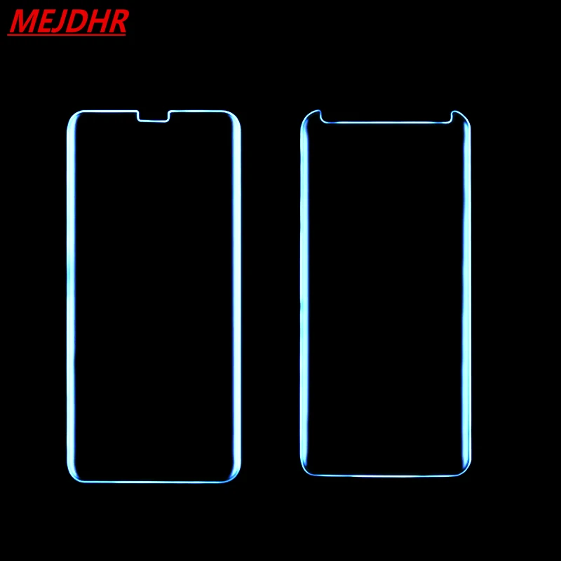 For Samsung S7edge tempered glass edge-sealing Galaxy S8 S9 Note9 screen protector nano liquid full UV glue | Мобильные телефоны и