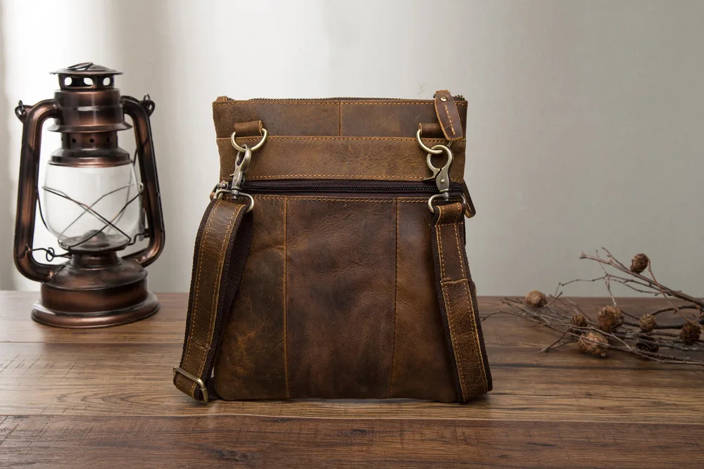 Новая модная качественная кожаная дизайнерская мужская повседневная сумка-мессенджер сумка-портфель для путешествий " планшеты сумка через плечо для мужчин 308-d