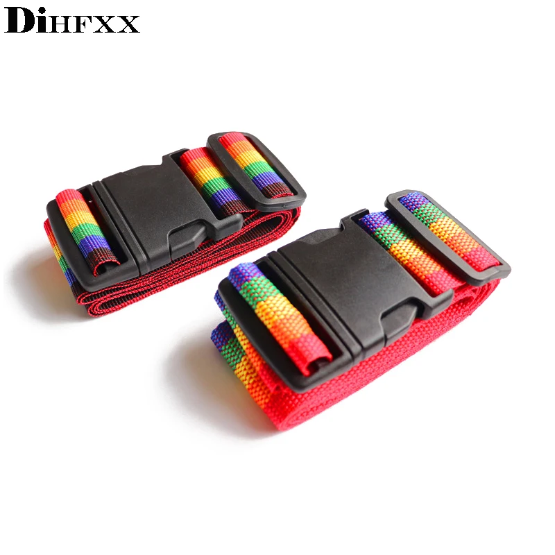 DIHFXX قابل للتعديل شريط أمتعة السفر حقيبة أجزاء حقيبة ثابتة حزام عربة قابل للتعديل الأمن اكسسوارات لوازم المنتجات