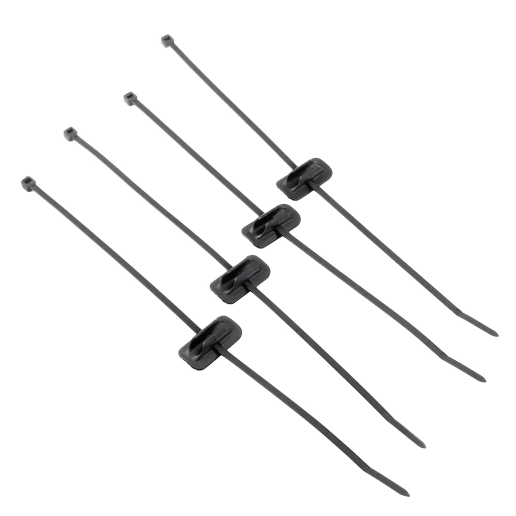 4pcs Cable Holder Bike Housing MTB Fitting Lines Guide Clip Clamp Zip Ties Tidy Brake Gear Accessory