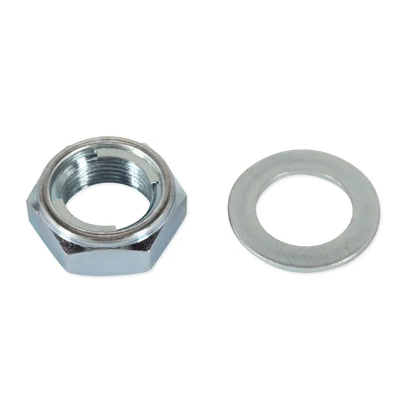 

M22 Locking Axle Nut & Washer CRF 04-18, ,KX-F 04-18, RMZ 04-18, YZ-F 10/18