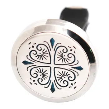 

Heart Love Magnet 30mm Diffuser 316 Stainless Steel Car Aroma Locket Essential Oil Car Diffuser Locket Free 50Pcs Pads