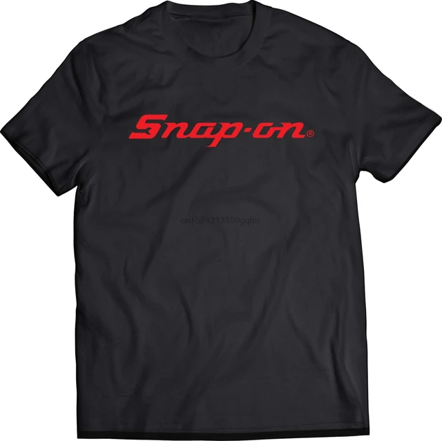 Snap on Tools Black T shirt Mens Short Sleeves T shirt Cotton Tee Shirt