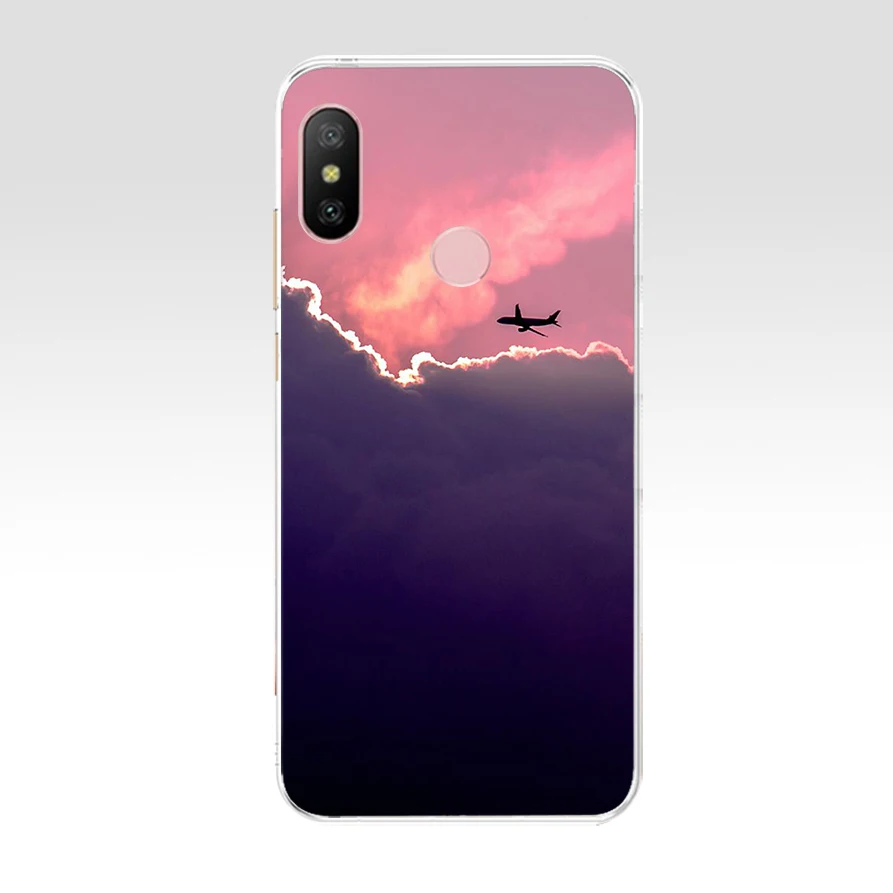 R силиконовый чехол для Xiaomi MI A2 LITE с полной защитой мягкая задняя крышка из ТПУ