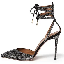 Shofoo Frauen schuhe kunstleder Punkt Toe Rinestone High Heels Pumps Schuhe, plus größe 5-14, kleid & Outdoor & Party & Karriere
