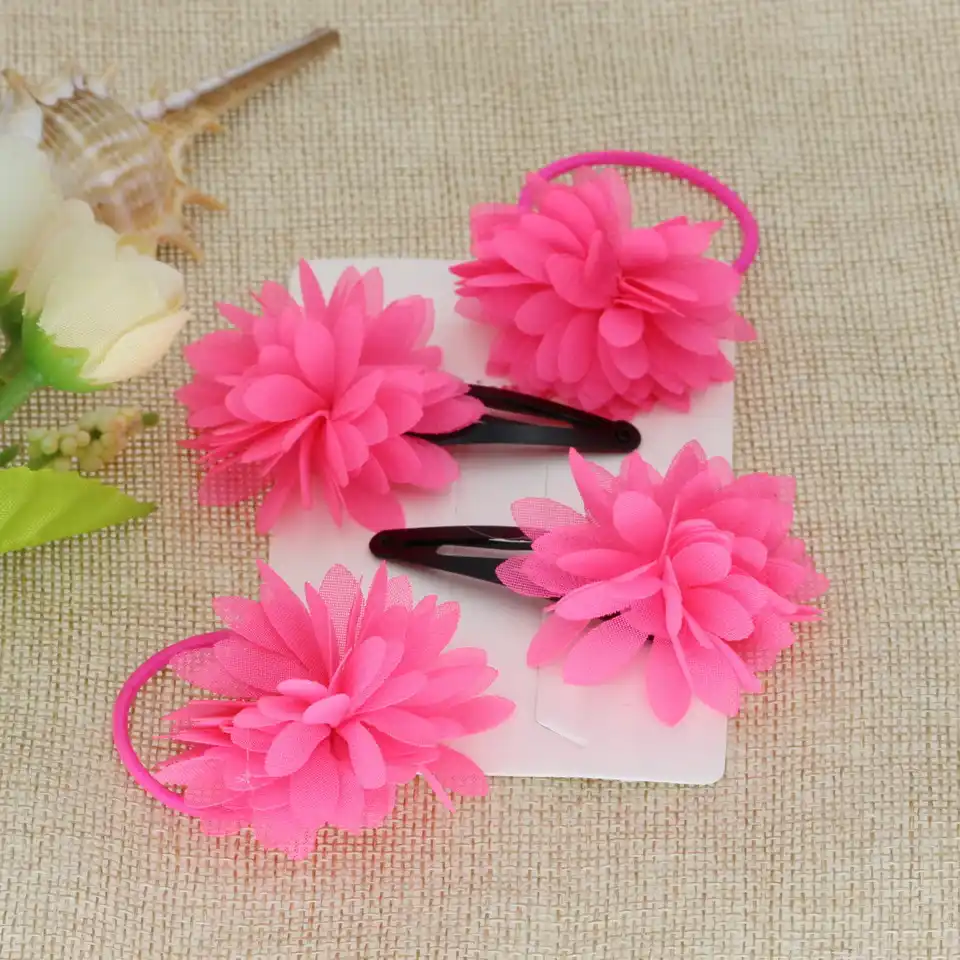 Isnice Flower Hairgrips White Hair Bands Popular Gum For Hair