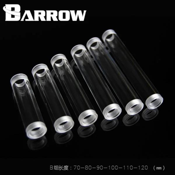 

Barrow YKLSNYC 70/80/90/100/110/120 high transparency-type acrylic double internal spiral pattern extension adapter seat