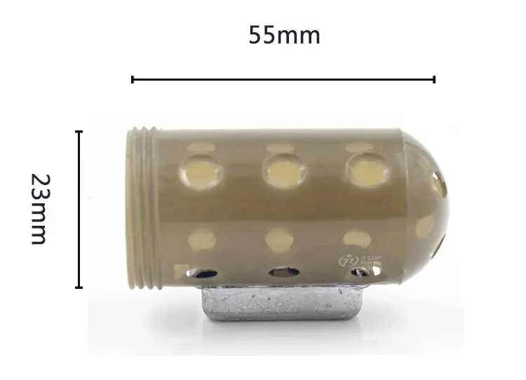 1 шт. 30 г наземная приманка клетка/диспенсер с свинцом для ловли карпа приманки Метатель аксессуары