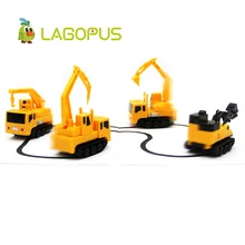 Lagopus Hot Sale Magia Brinquedo Caminhão Escavadeira Carro De Indução Magia Brinquedo Veículos de Carros Brinquedos para Crianças de Construção Do Tanque Do Caminhão