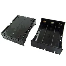Carprie 1p черный чехол для хранения 3x18650 3 7 В аккумуляторные