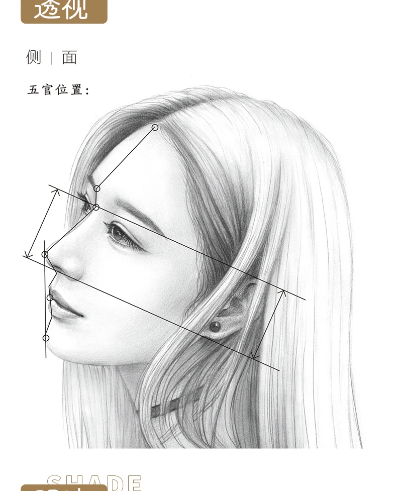 Newest Chinese color pencil Sketch Beauty Painting Book beautiful girl self study drawing art book figure painting tutorial book