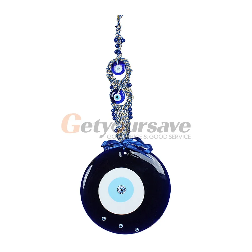

9.6 inch Turkey Blue Eye Home Or Wall Hanging Decoration Protector Charm Judaica