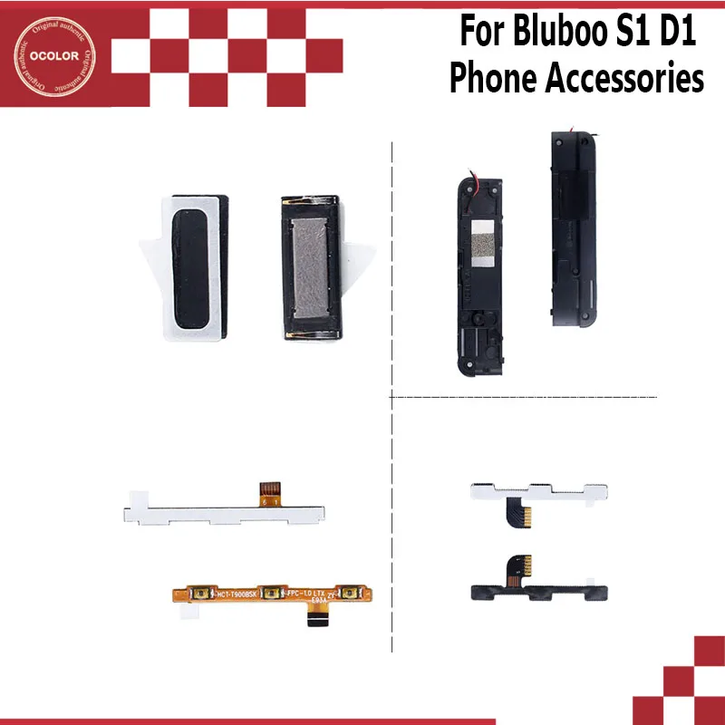 

ocolor For Bluboo S1 D1 Loud Speaker Power Button Volume Key Flex Cable Earpiece Assembly Repair Parts For Bluboo S1 D1 Phone