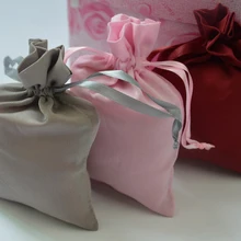 100 шт. CBRL маленький атласный мешочки с завязками атласные украшения чехол атласные подарочные пакеты сумки c индивидуальным логотипом сумка для наушников мешок ювелирных изделий