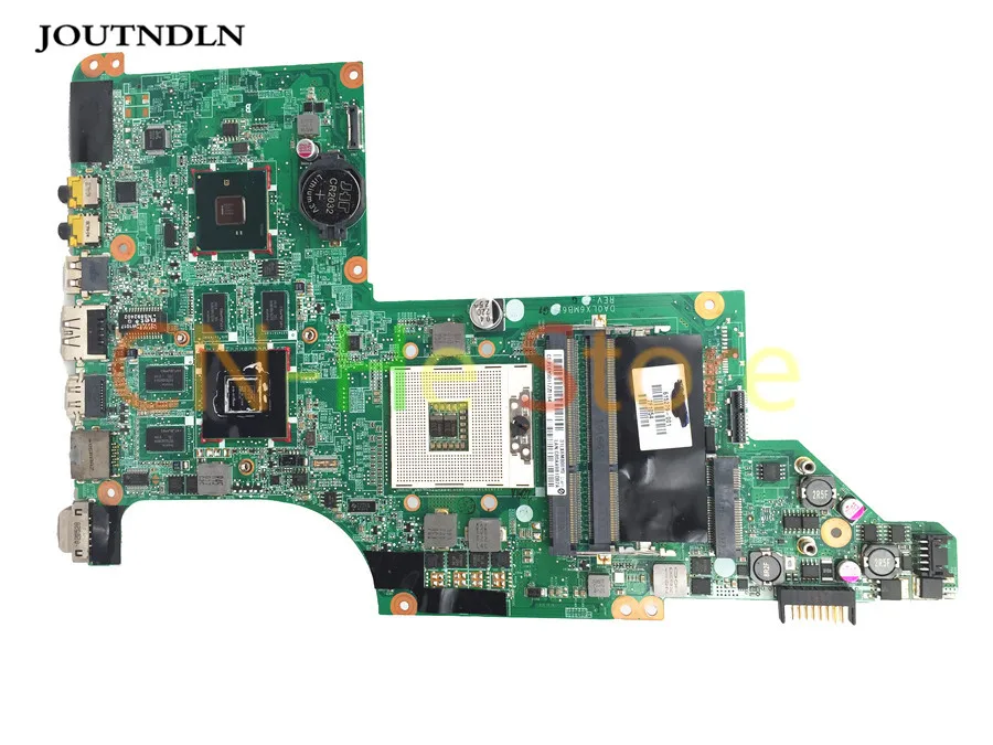 JOUTNDLN для HP Dv6 Dv6-3000 материнская плата ноутбука Hm55 ATI Socket G1 Ddr3 615279-001 DA0LX6MB6H1 w/ HD 5650/1G GPU |