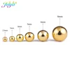 Juya DIY Needlework Beads Supplies Gold/Rose Gold/Black 2.5mm/3mm/4mm/5mm/6mm/8mm Copper Beads For Braid Beading Jewelry Making ► Photo 1/6