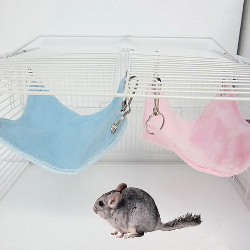 1pc Hot Sale Small Pet Rat Hamster Hammock Hanging Bed House Mouse Cage