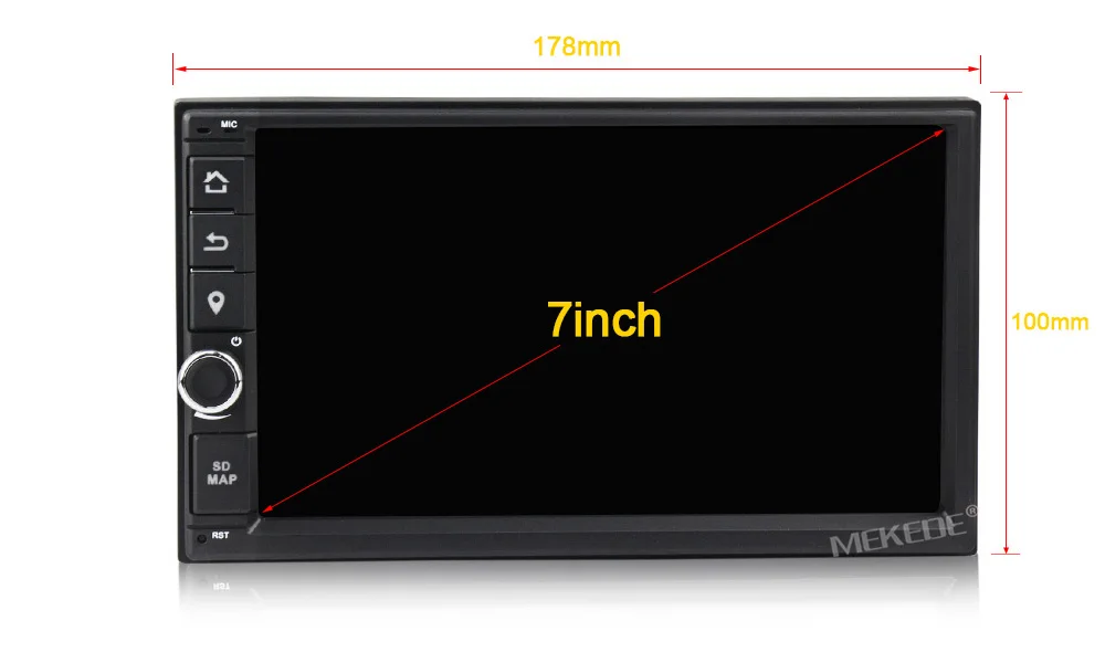 Cheap HD 2Din Android 9.1 2+32G Car Radio Stereo Multimedia Player GPS Navi For Universal TOYOTA Nissan Kia RAV4 FJ CRUISER ALPHARD 9