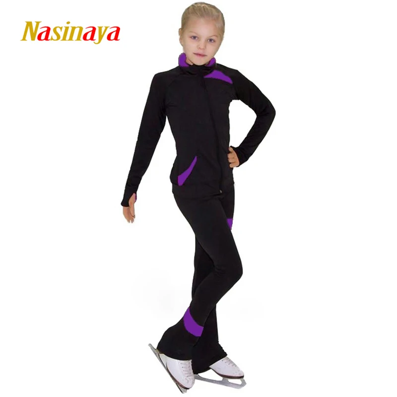 Adult Size Women's Figure Skating Shake Fleece Jacket Thermal Top