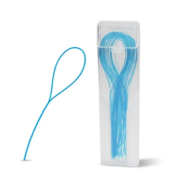 

Dental Floss Threader for Orthodontic Brace Works with Braces Bridges Implants with Storage Case 35 Counts/box