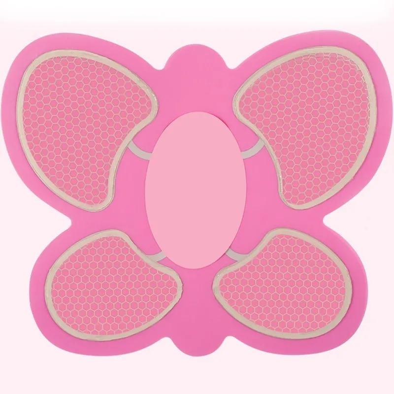 Electric Pulse Smart abdominal Muscle Stimulation Body Massager Butterfly Design Slimming Exerciser Training Device for women