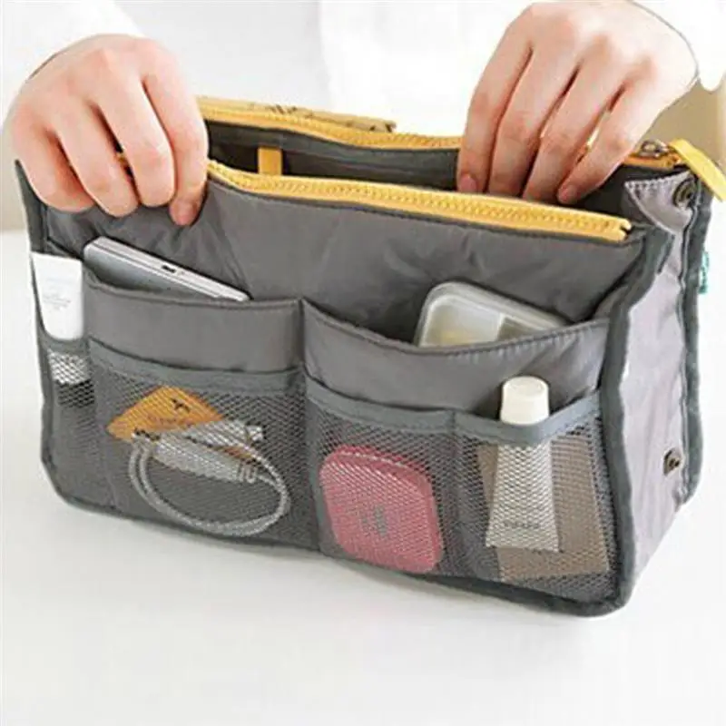 Fashion Makeup Bags Large Capacity Nylon Cosmetic Storage Bag Travel Insert Organizer Handbag Purse Makeup Bag For Women Female Fashion Makeup Bags Large Capacity Nylon Cosmetic Storage Bag Travel Insert Organizer Handbag Purse Makeup Bag For Women Female