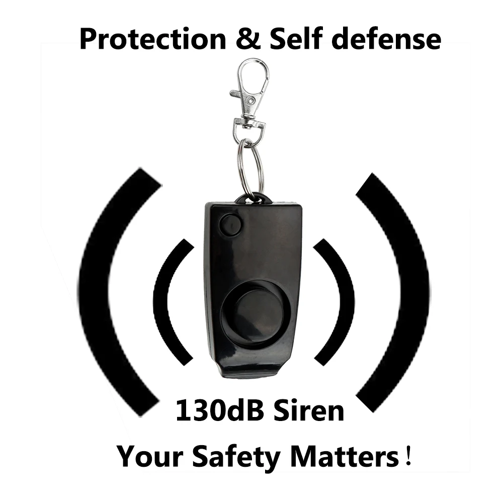 Loud Alert Attack Panic Key Chain Personal Security Keychain Car Key