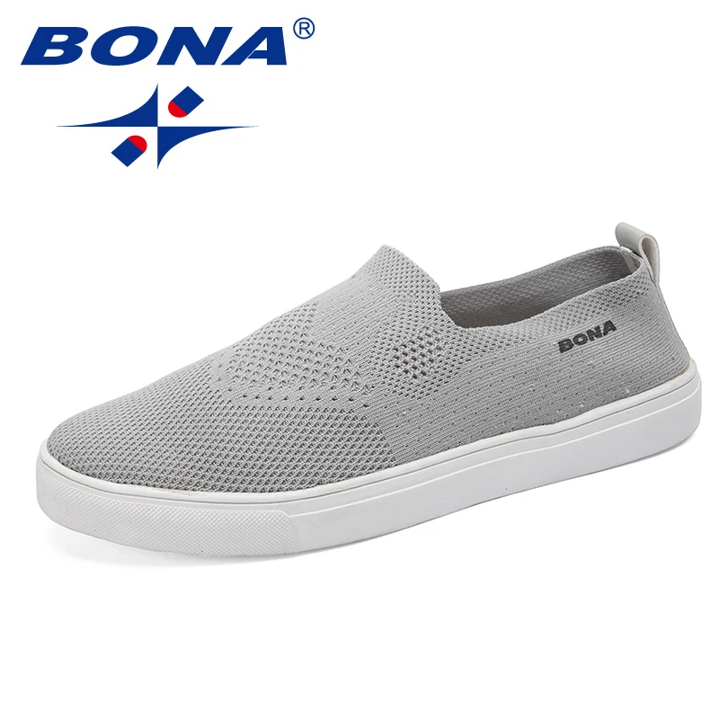 بونا جديد نموذجي أسلوب الرجال التزلج أحذية الركض رياضة الانزلاق على شبكة الهواء العلوي الرجال أحذية رياضية شحن مجاني سريع