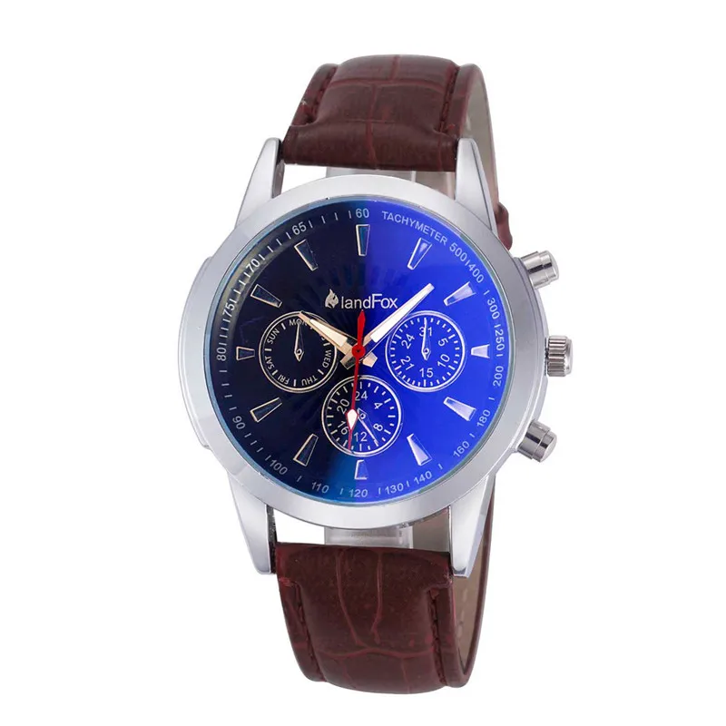 New Men Watches Luxury Fashion Crocodile Faux Leather Analog Watch Watches Male Hour Men Clock Relogio Masculin M04 (7)
