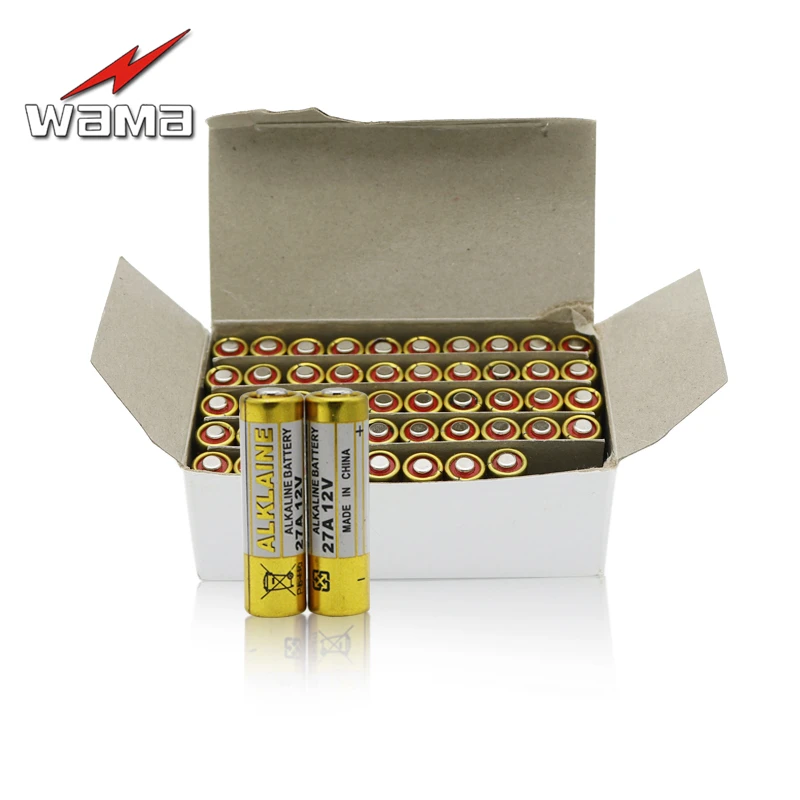 

50pcs/carton 100% New Alkaline 12V 27A Primary Dry Batteries A27 27AE 27MN 25mAh Electronic Toys Battery Wholesales Drop Ship