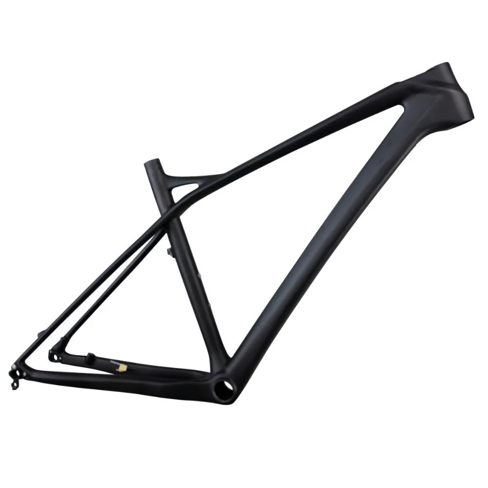 Discount 2019 ICAN new 27.5er mtb frame carbon fiber 650B mountain bike frames UD matt size 15/17/19 BB92 bike frameset AC650B 11