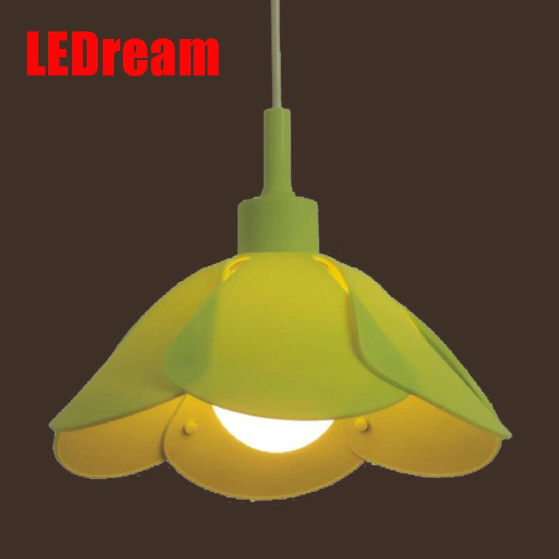 

The new silicone color droplight bar head bedroom chandeliers LED bulbs DIY small droplight with lamp holder