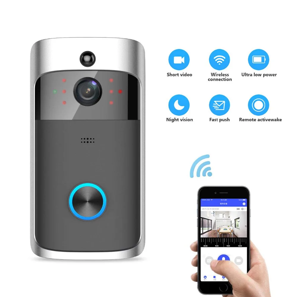 video doorbell camera battery operated