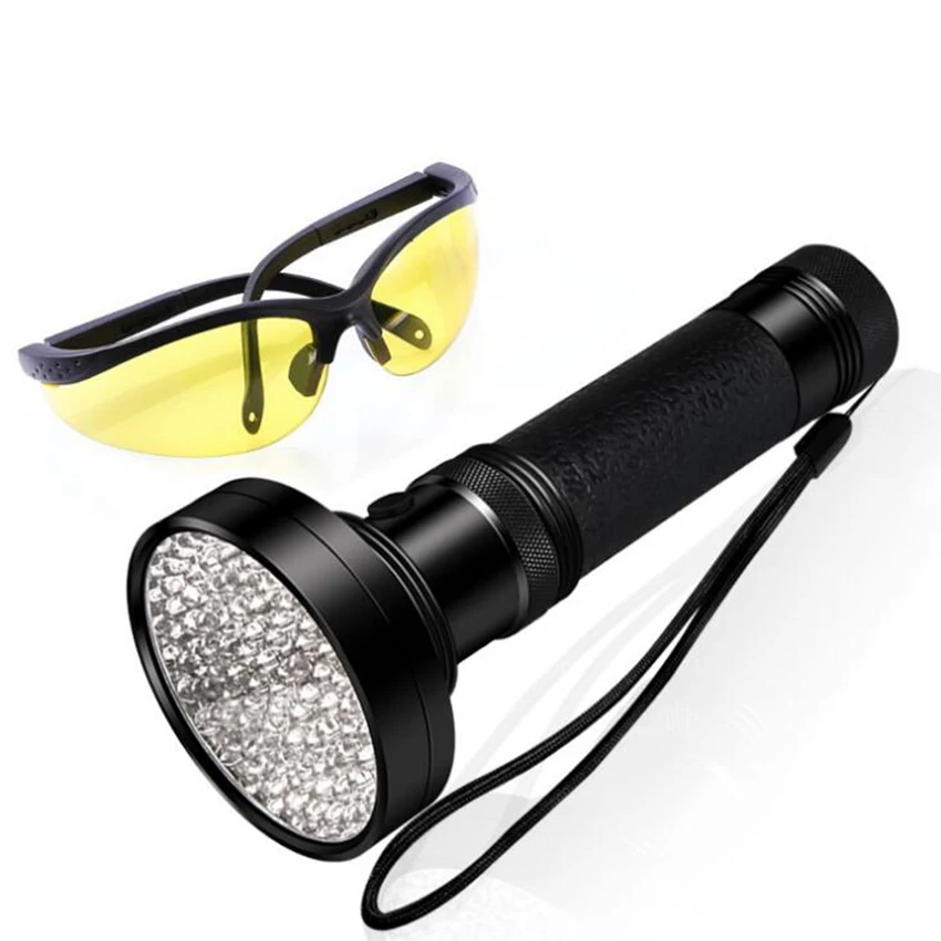 Mini Portable UV Ultra LED Flashlight Violet Purple Blacklight Torch Lamp Light