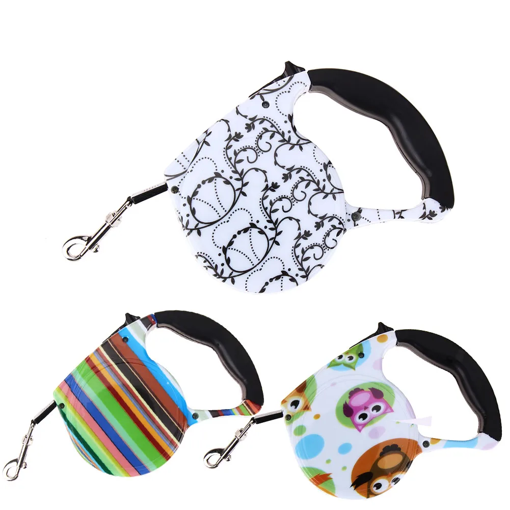 

5m Nylon Walking Pet Leads Pet Dog Leash Cat Collar Puppy Automatic Retractable Pet Traction Rope Lead Leash Dropshipping
