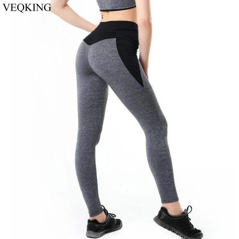 

VEQKING Push Up Yoga Pants Legging Women High Waist Athletic Sports Leggings Womens Gym Sport Trousers Jogging Running Tights