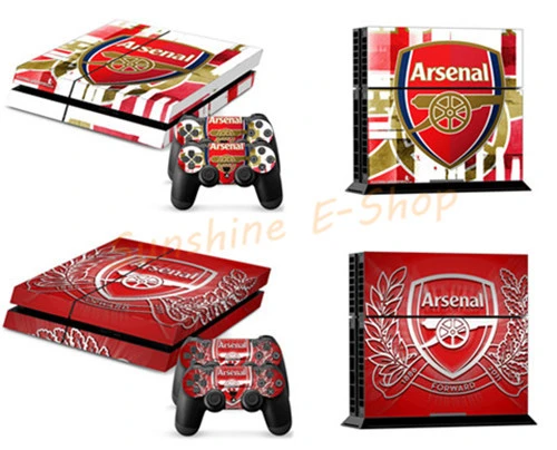 Arsenal ps4 controller sticker for ps4 console skin sticker