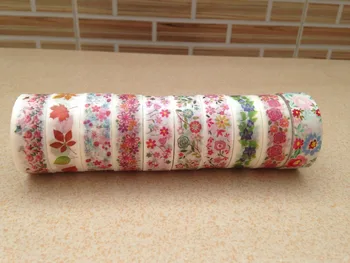 

30pcs Color New Washi Tape Flowers