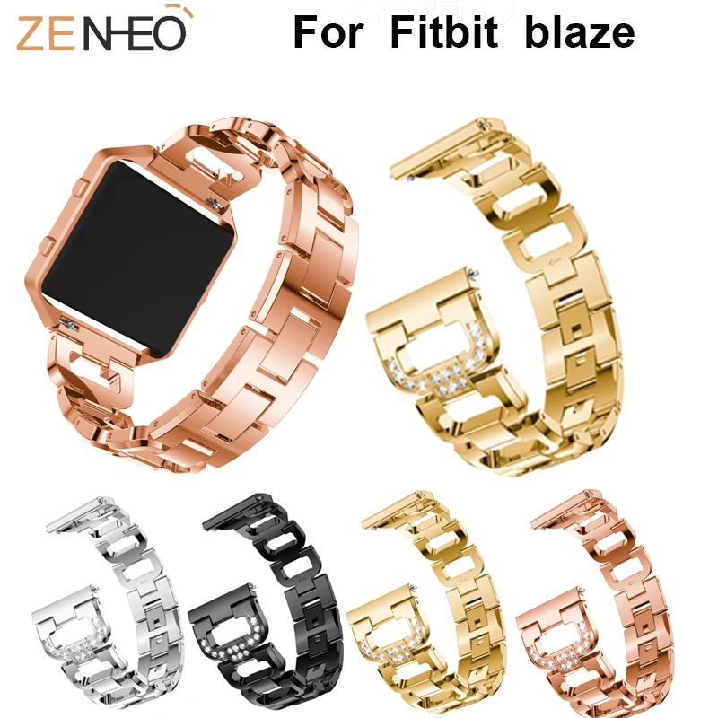 Luxury alloy Watchband For Fitbit blaze watch Wrist Smart Watch Bands Link Strap Bracelet Links For Fitbit blaze wristbands