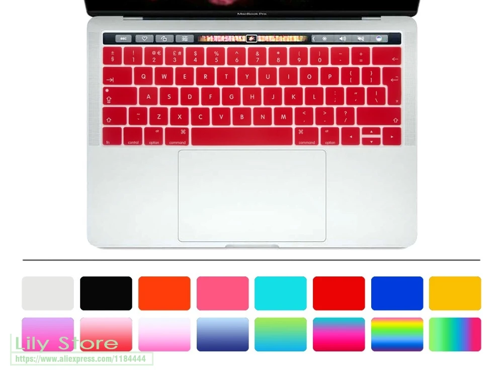 Для 2016 Macbook Pro 13/15 A1706/A1707 с сенсорной идентификацией и панелью английская