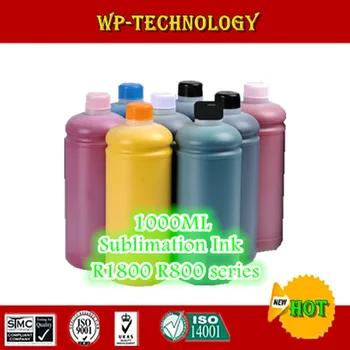 

8pcs Sublimation ink suit for EPSON Stylus photo R1800 R800 series printer ,1000mL per color , 8000ML total.